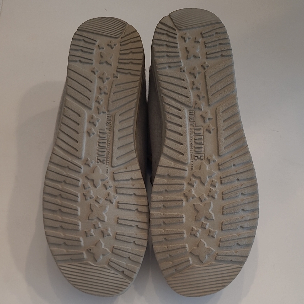 Hey Dude Wally Herringbone Canvas Loafer Chukka-Style Slide/ Slip On - Picture 14 of 17